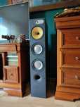 Zestaw Głośników Bowers&Wilkins+ wzmacniacz YAMAHA, Stan bardzo dobry