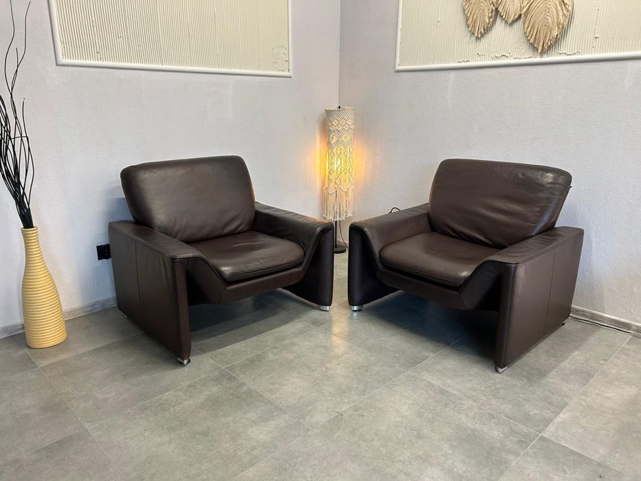 Skórzane fotele marki Laauser Atlanta