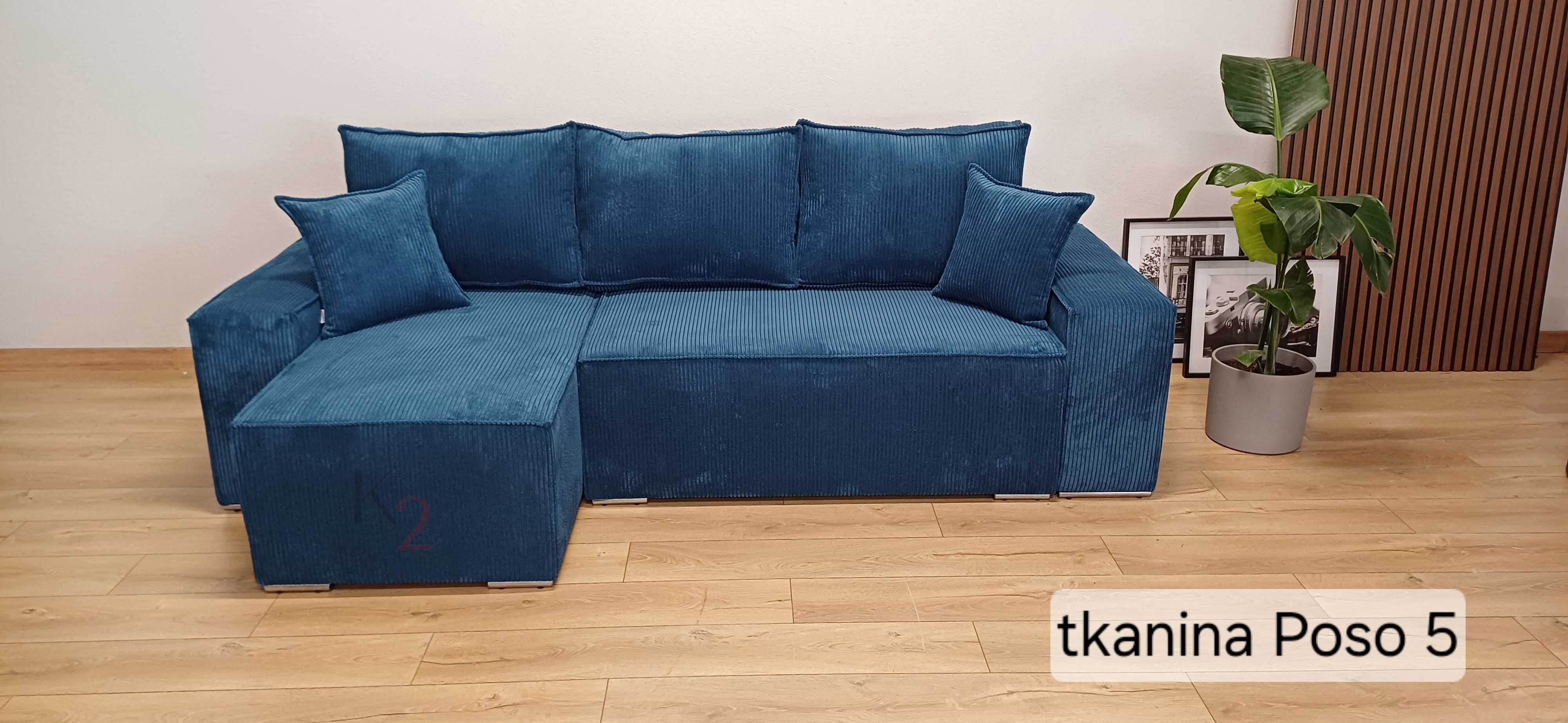 narożnik FABIO, rogówka sofa kanapa sztruks, SZYBKA DOSTAWA, 7 dni