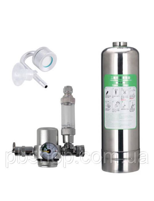 Система подачи CO2 в аквариум, 2л баллон вуглекислий газ