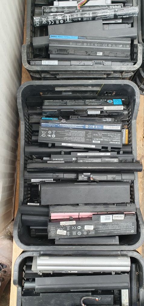 Baterie używane do laptopów. Ogniwa 18650, baterie