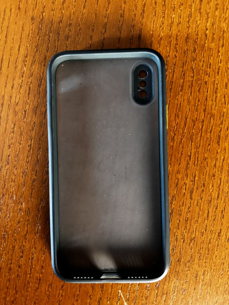 Capa verde e transparente iphoneX