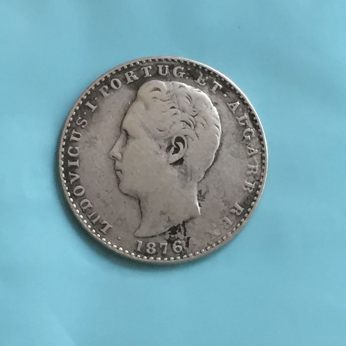 100 réis 1876 - D. Luiz I - prata