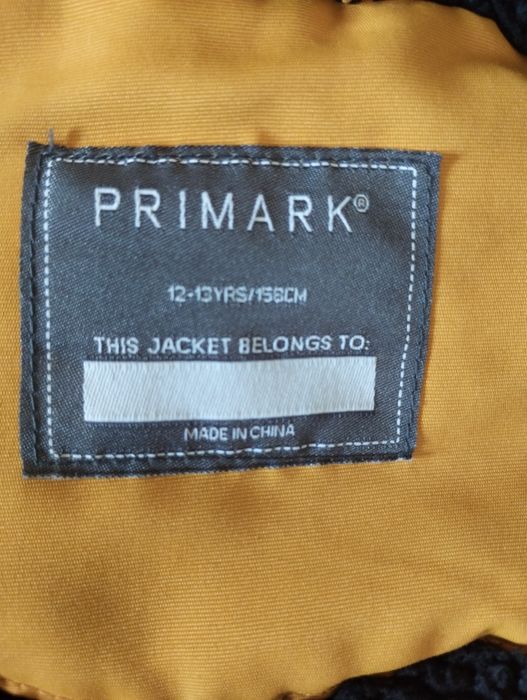 Kurtka zimowa parka Primark 12/13 lat 158cm