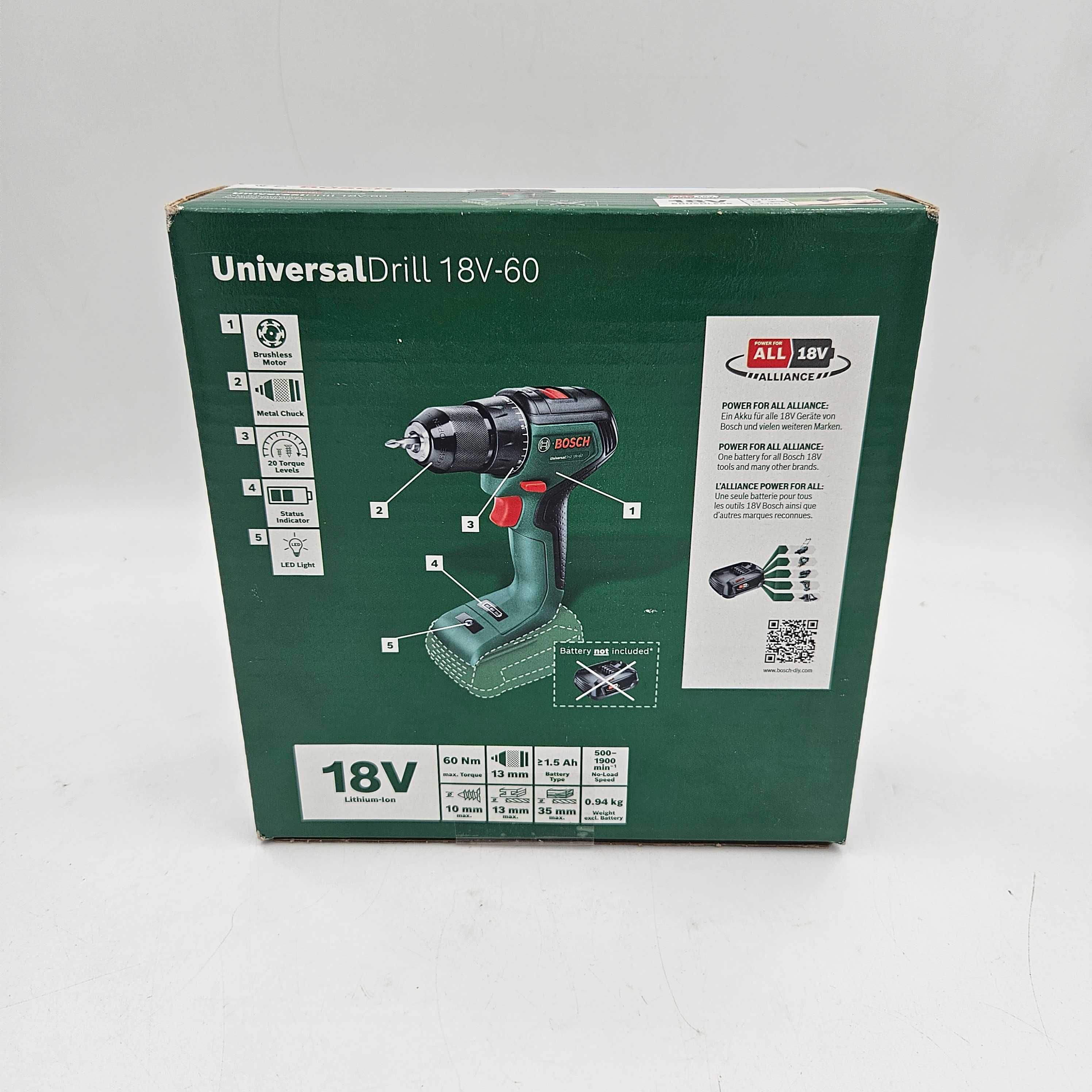 Wiertarko Wkrętarka Akumulatorowa Bosch UniversalDrill 18V NOWA