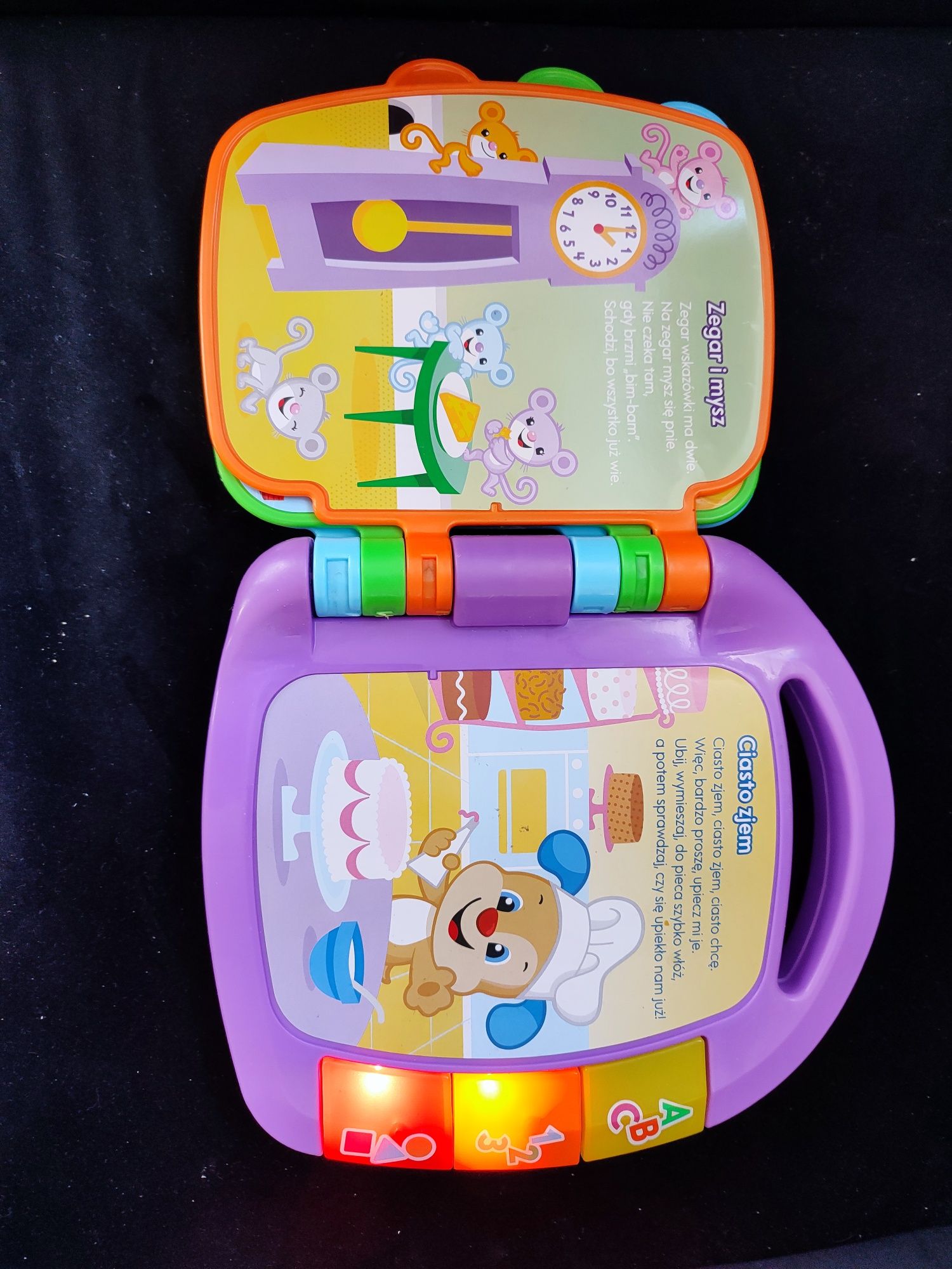 Książka z wierszykami Fisher Price