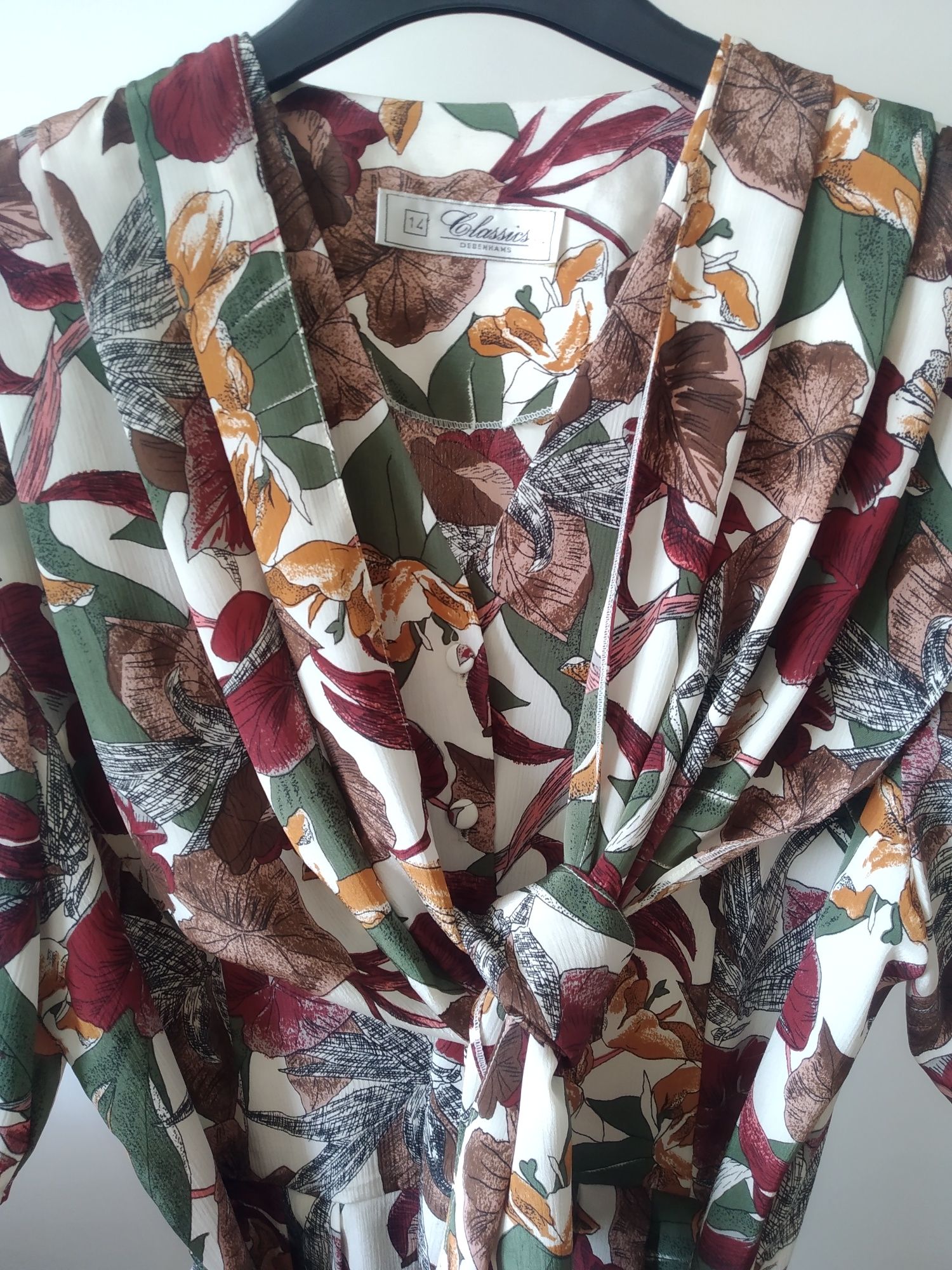 Sukienka midi vintage retro