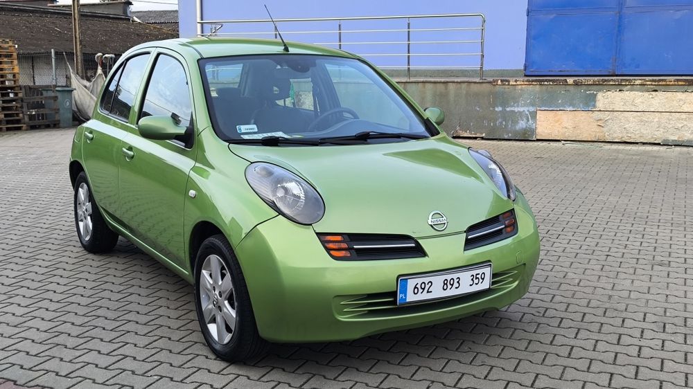 NISSAN MICRA 1.4Benzyna 88Km Salon Polska KeylesGo Klimatronik 2004Rok