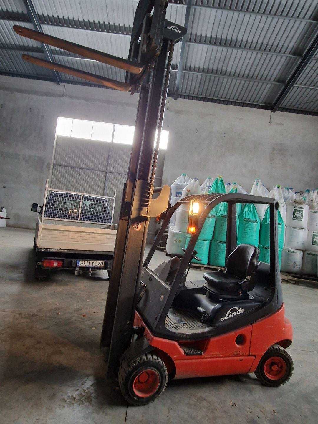 Wozek widłowy linde diesel