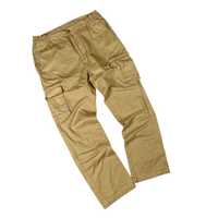 Cotton Traders cargo spodnie jeansowe denim brązowe y2k (L/XL) 90s 80s