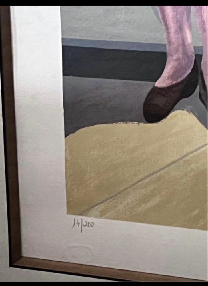 Serigrafia com o nome “Só”