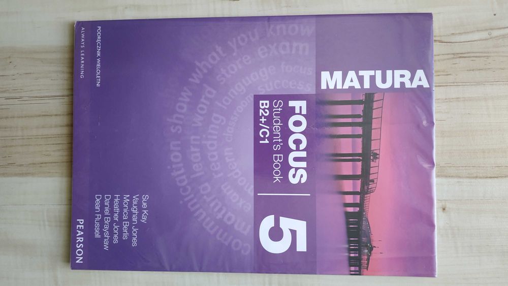 Matura Focus 5 Students Book B2+/C1 podręcznik do angielskiego Pearson