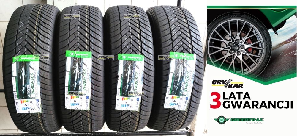 Opony 235/60R18 Greentrac Season Master 4szt. 2025r C/B/71dB 3 lata gw