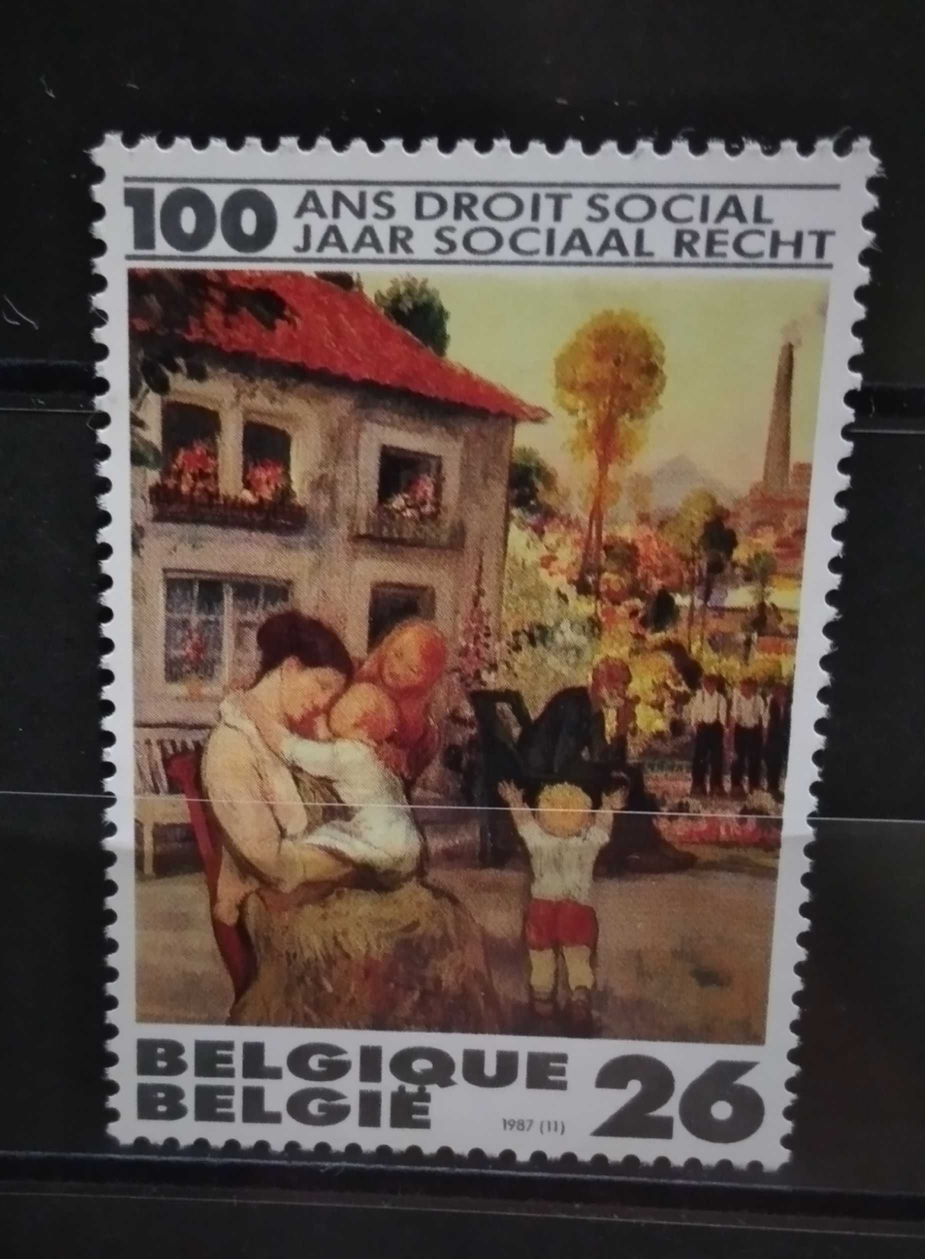 Coleção de selos 1987 Bélgica