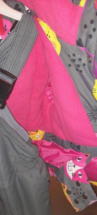 Зимова курка та комбінезон на дівчинку 3-4 роки