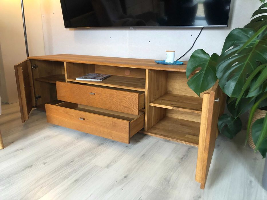 Meble drewniane, dębowe Dallas DEKORT z litego drewna