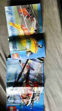 Lego helikopter samolot