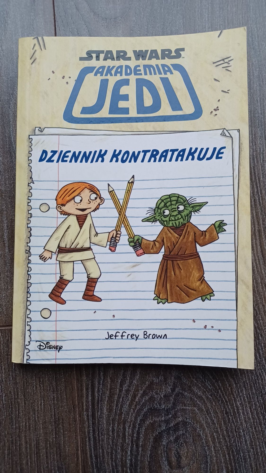 Star Wars Akademia Jedi Jeffrey Brown Dziennik Kontratakuje i Komiks