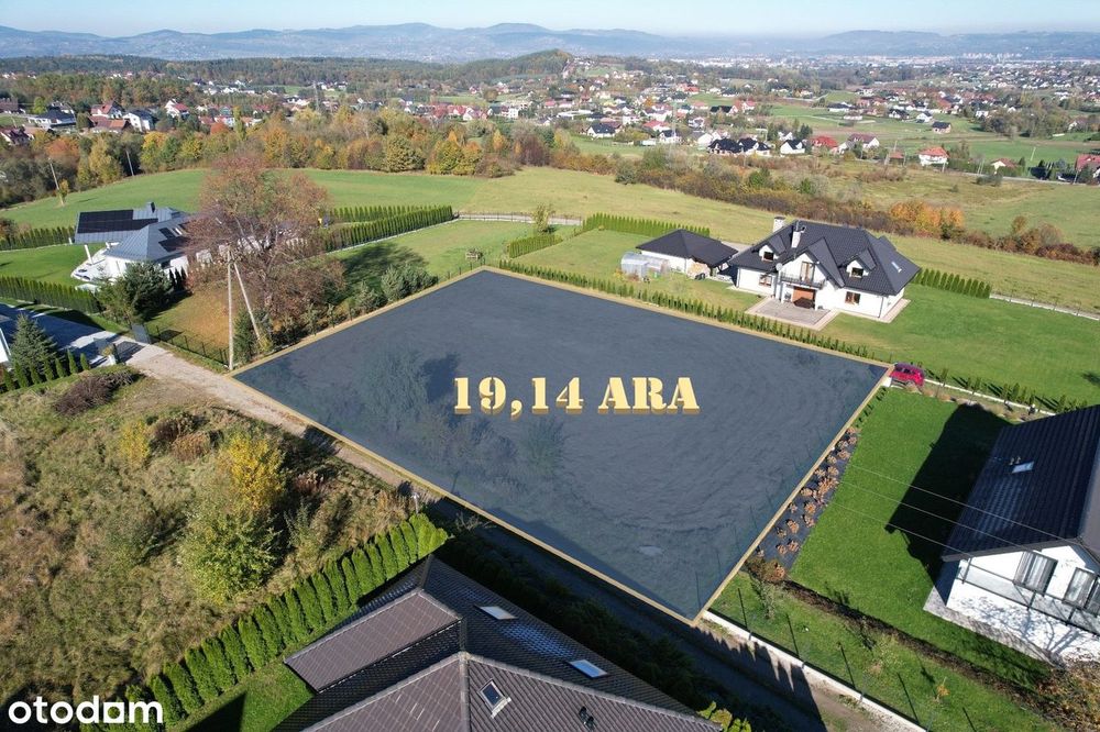 prawie 20 arów z widokiem w kwadracie