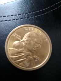 Продам монету США  один доллар Либерти США 2001 действующие деньги