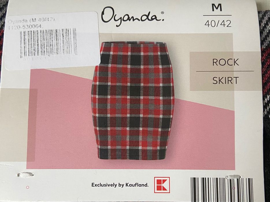 Стильна спідниця в клітинку (m / 40–42