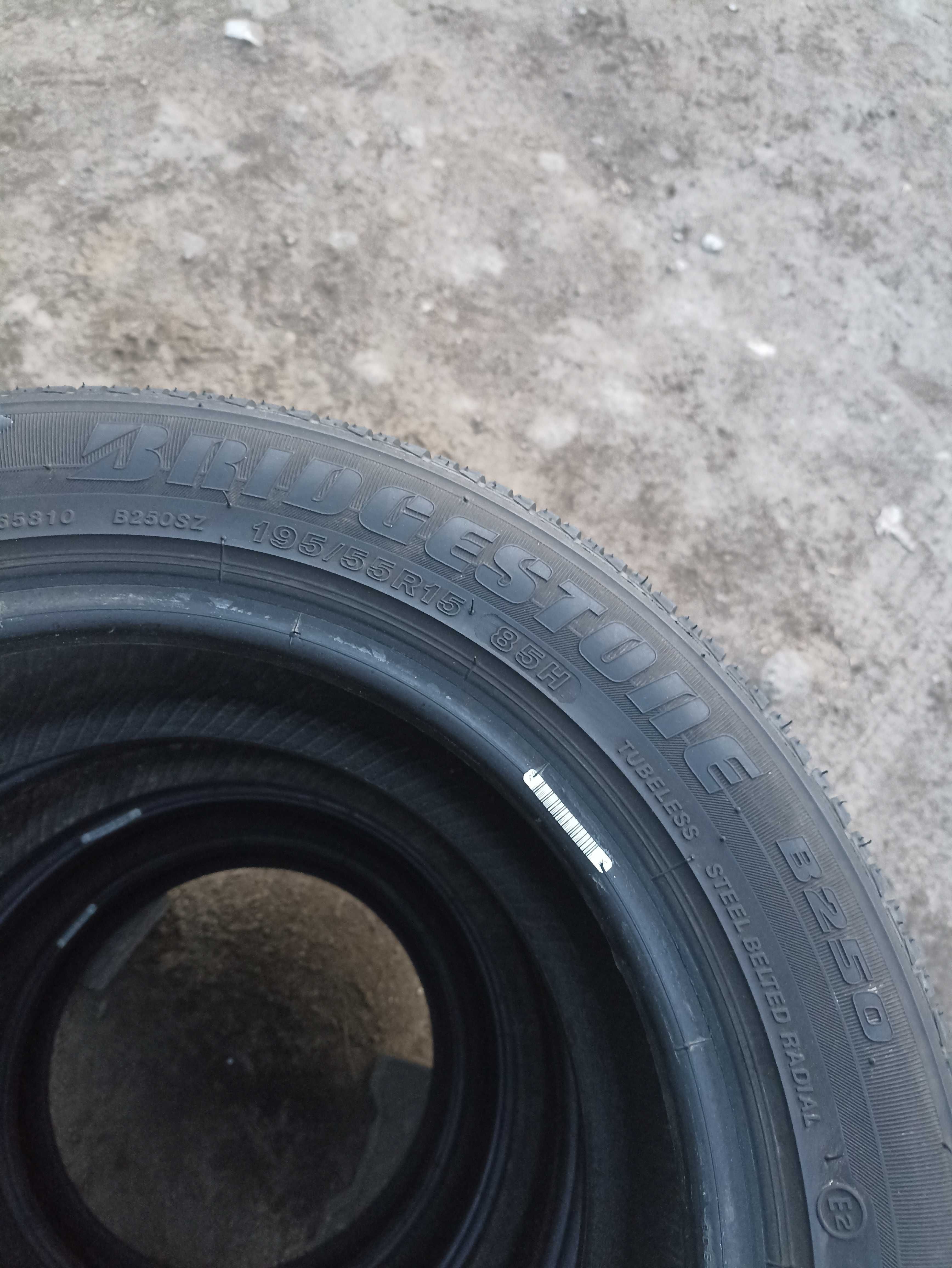 opony letnie Bridgestone B250 195/55 r15 / głęboki bieżnik/super stan