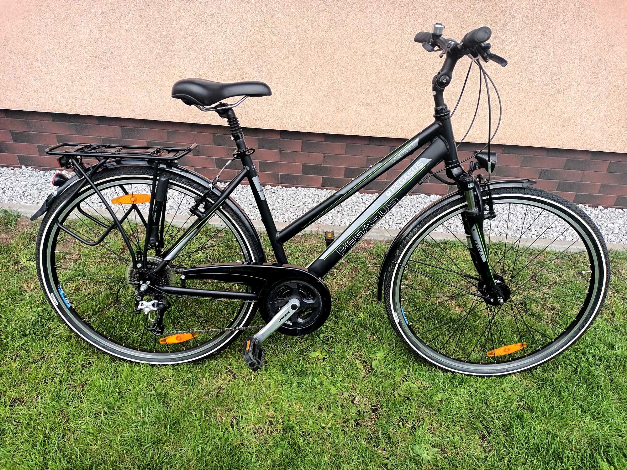 Rower Trekkingowy Pegasus Piazza Lakota 24,Led,Prądnica ,XT,Stan BDB