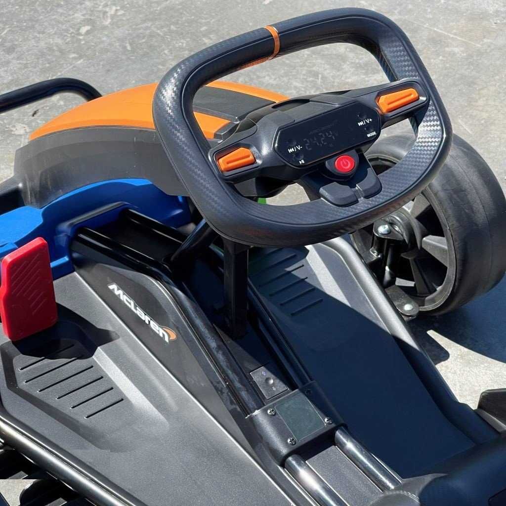 Bolid GOKART MCLAREN DRIFT 24V 400W Elektryczny Auto Akumulator DZIECI