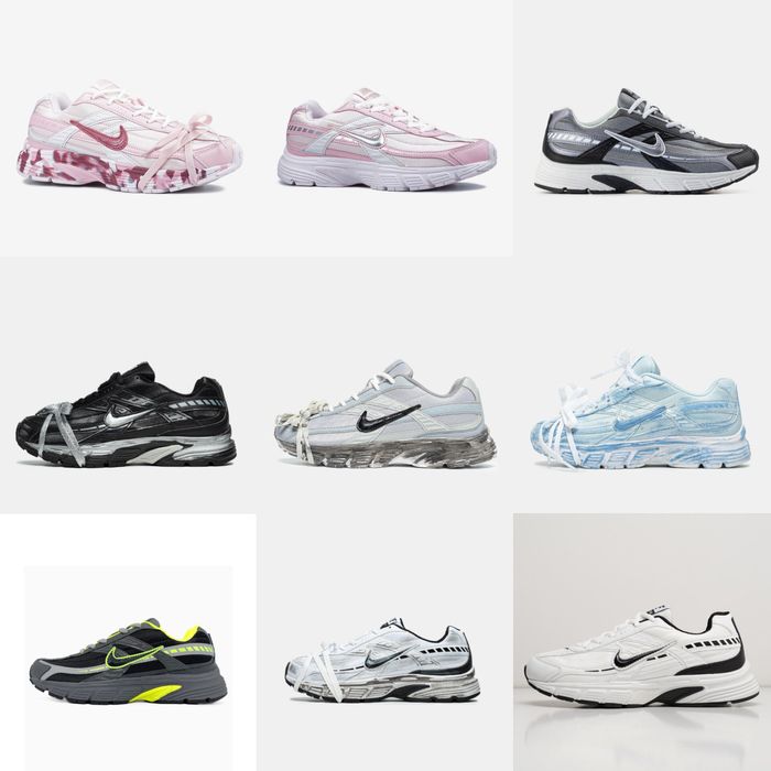 р36-45 Кросівки Nike Initiator Custom White Grey Pink Black