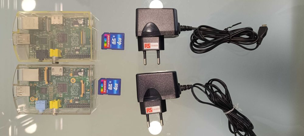 Conjunto Raspberry Pi 3 + 2x Pi 1 + Módulo câmara