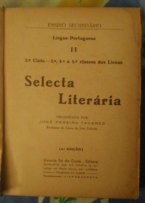 Selecta Literária - 1932