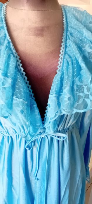 Komplet dwuczęściowy-koszula +szlafrok