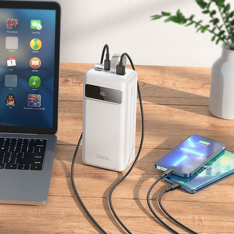 ТОП! 60000mAh 22.5W Power bank Hoco j86; Павербанк xiaomi baseus redmi
