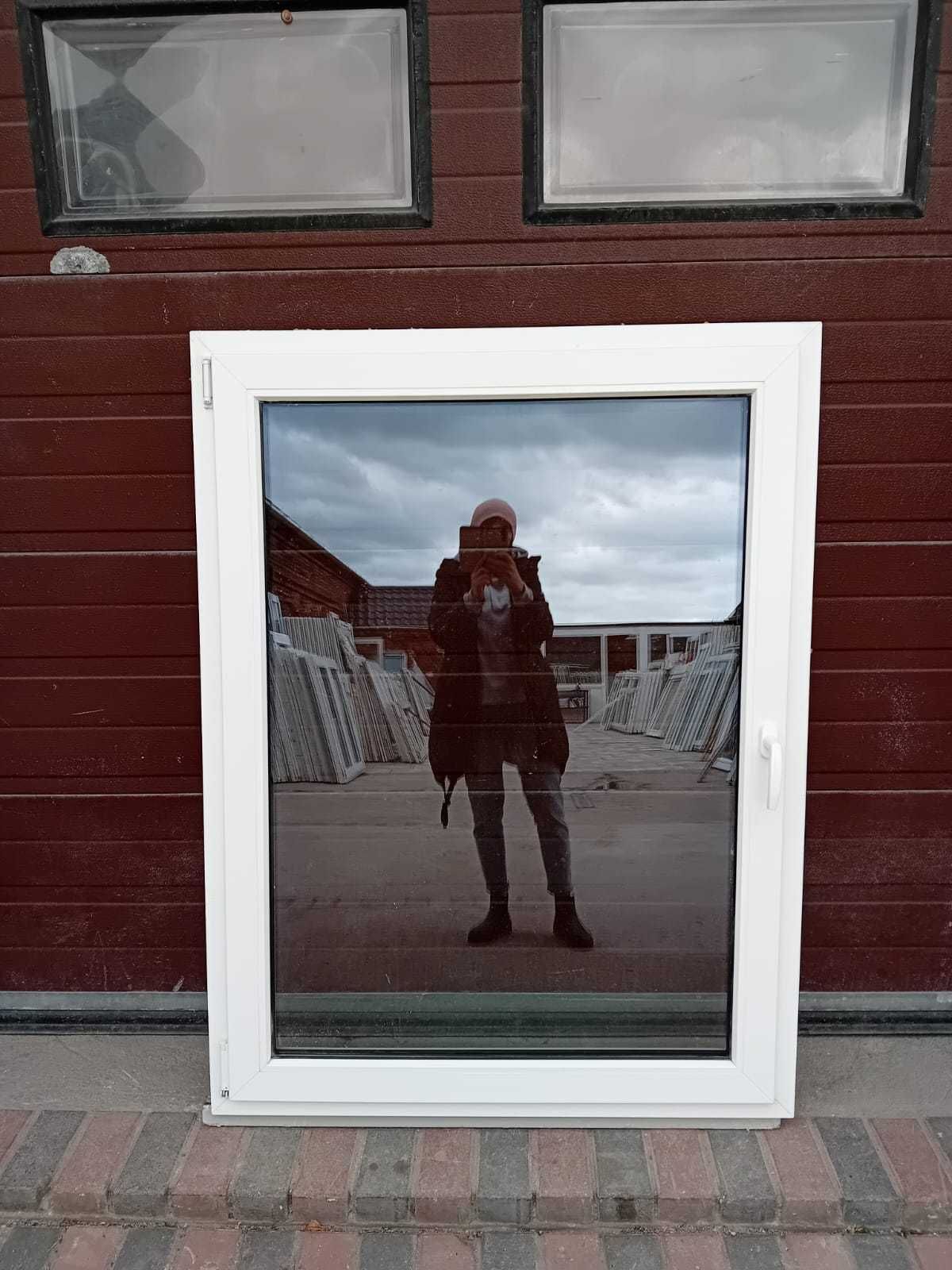 Okno jednoskrzydłowe Niemieckie białe 109x144 pcv okna DOWÓZ CAŁY KRAJ