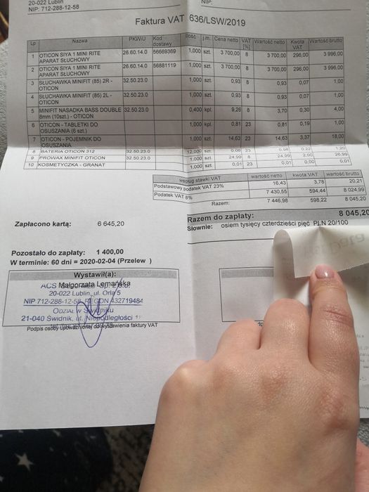 Zestaw aparatów słuchowych OTICON SIYA 1 MINI RITE