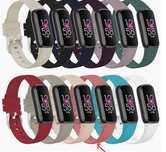 Silikonowy pasek do zegarków Fitbit Luxe różowy TopPerfekt