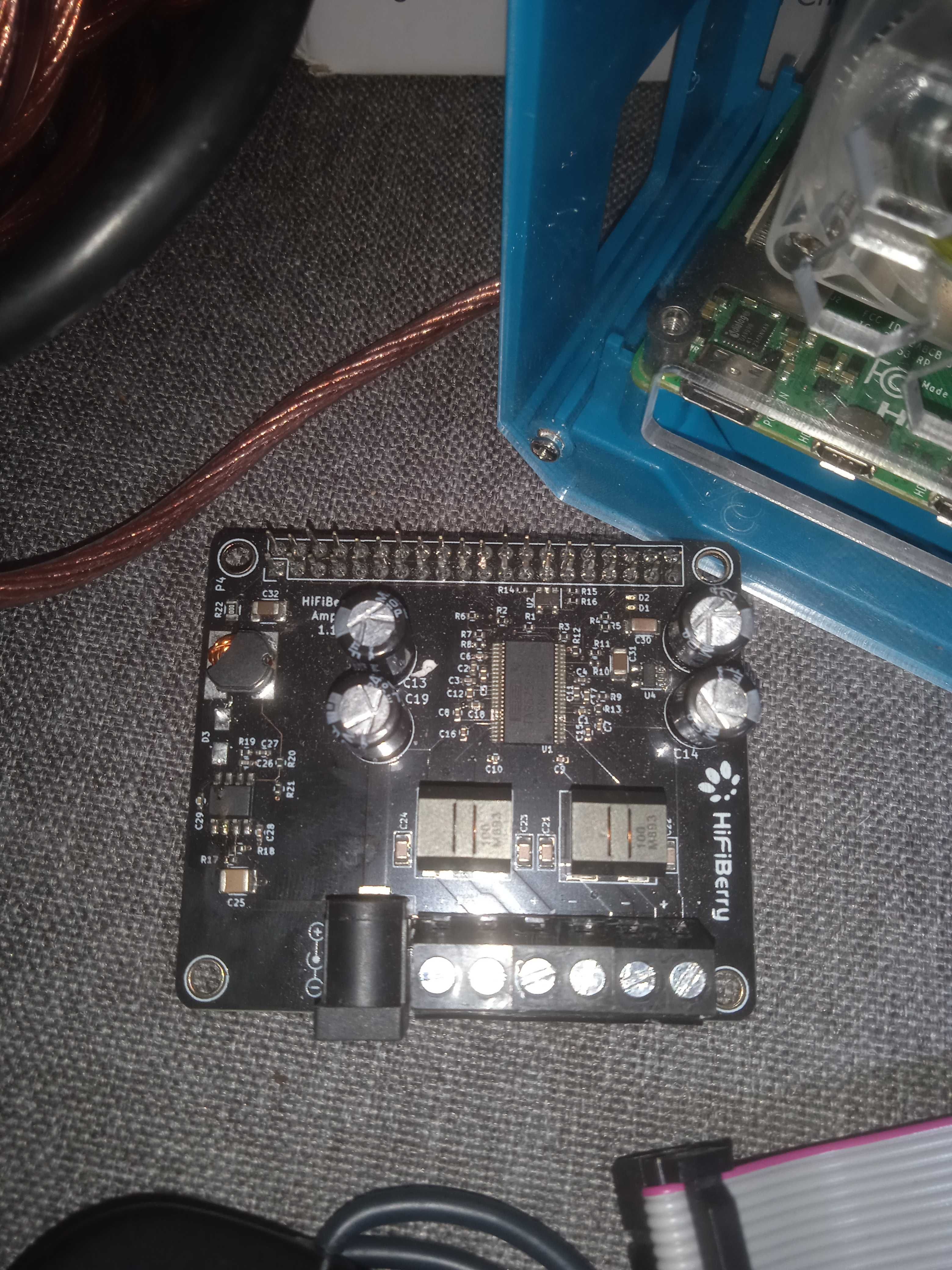 Raspberry pi 4b 8 GB RAM+audio zestaw