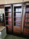 Regały biblioteki drewniane kolonialne