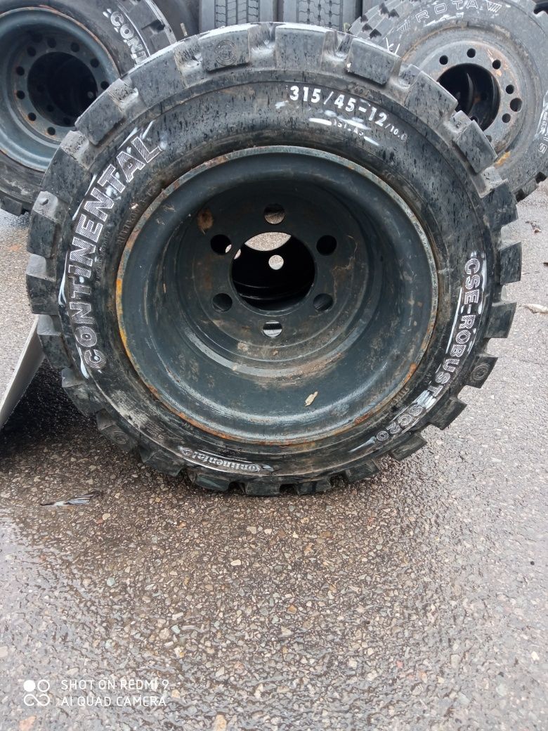 315/45-12 Continental koła pełne wózek widłowy 2 sz