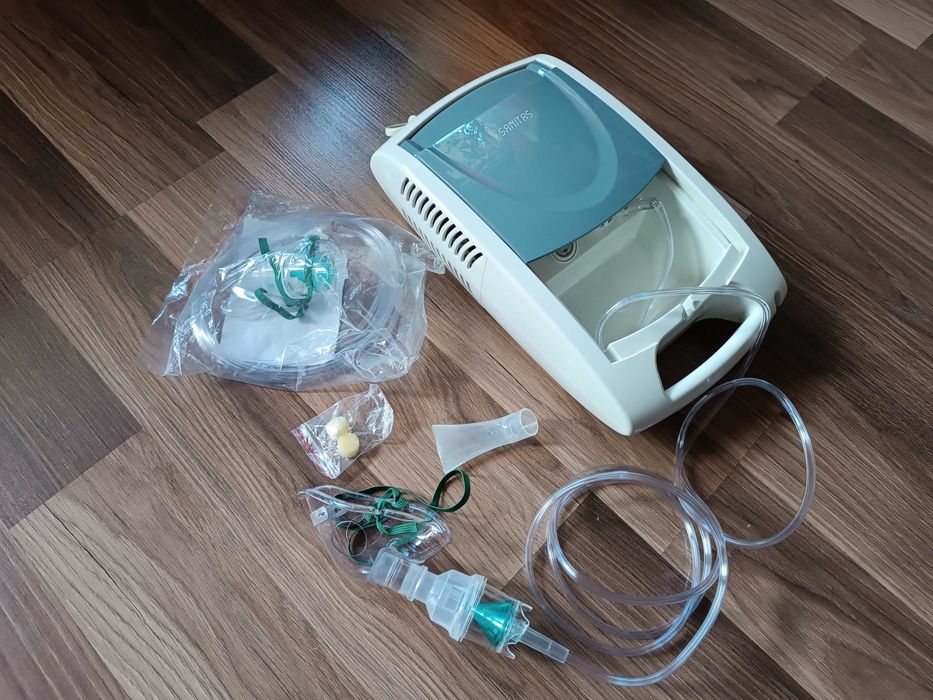Nebulizator inhalator plus akcesoria nowe