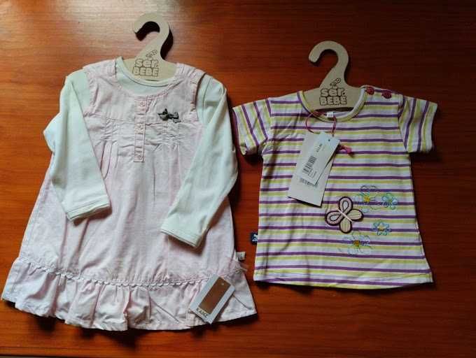 20 peças roupa Menina 1 ano