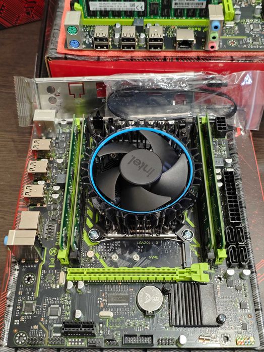 Комплект X99 2011v3 P4 + E5 2620v3 + кулер / 2660v3 2660в4 16Gb DDR4