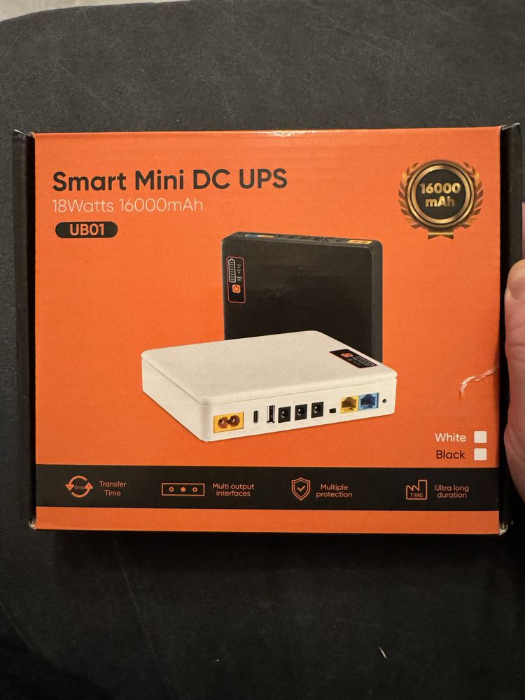 Ups smart mini ub1 16000 mah 18w безперебійник на роутер