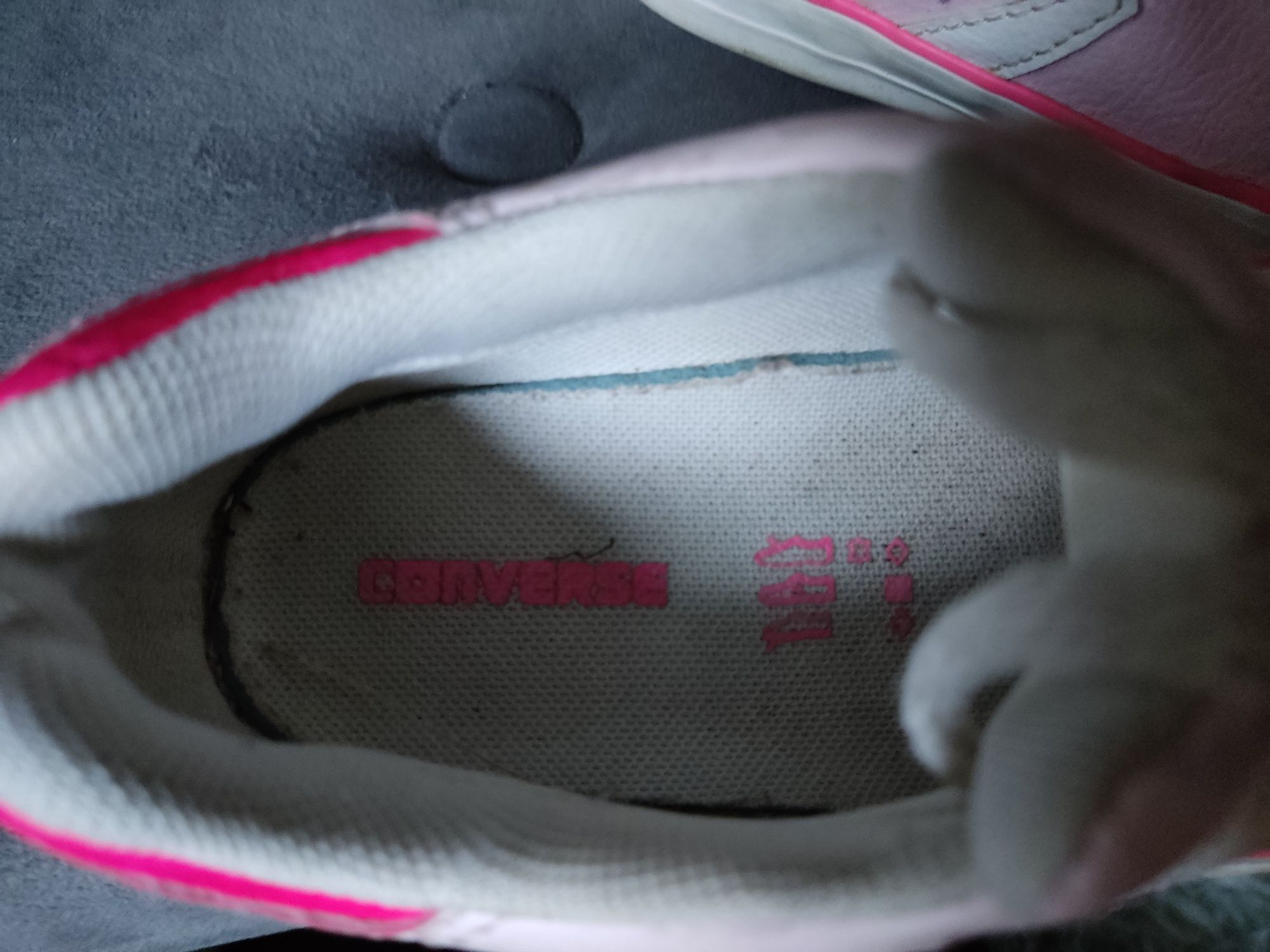 Buty dziewczęce Converse All Star Trampki Adidasy różowe sportowe 25