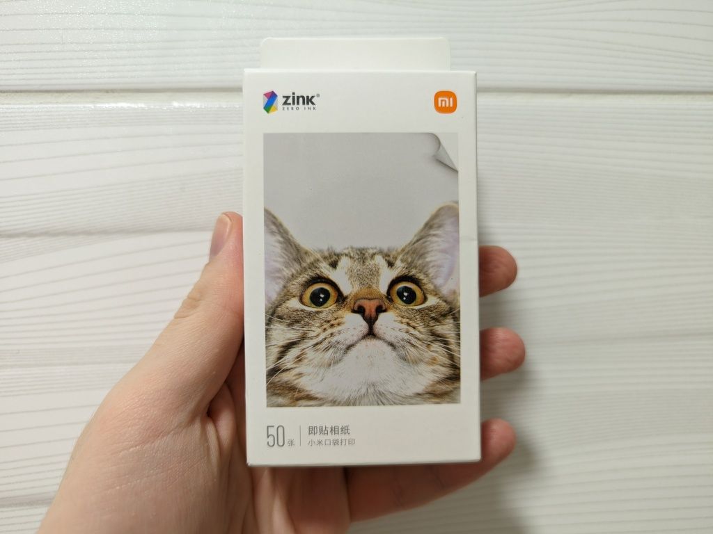Фотобумага Xiaomi Zink для принтеров Xiaomi. 50 листов. Запечатанная