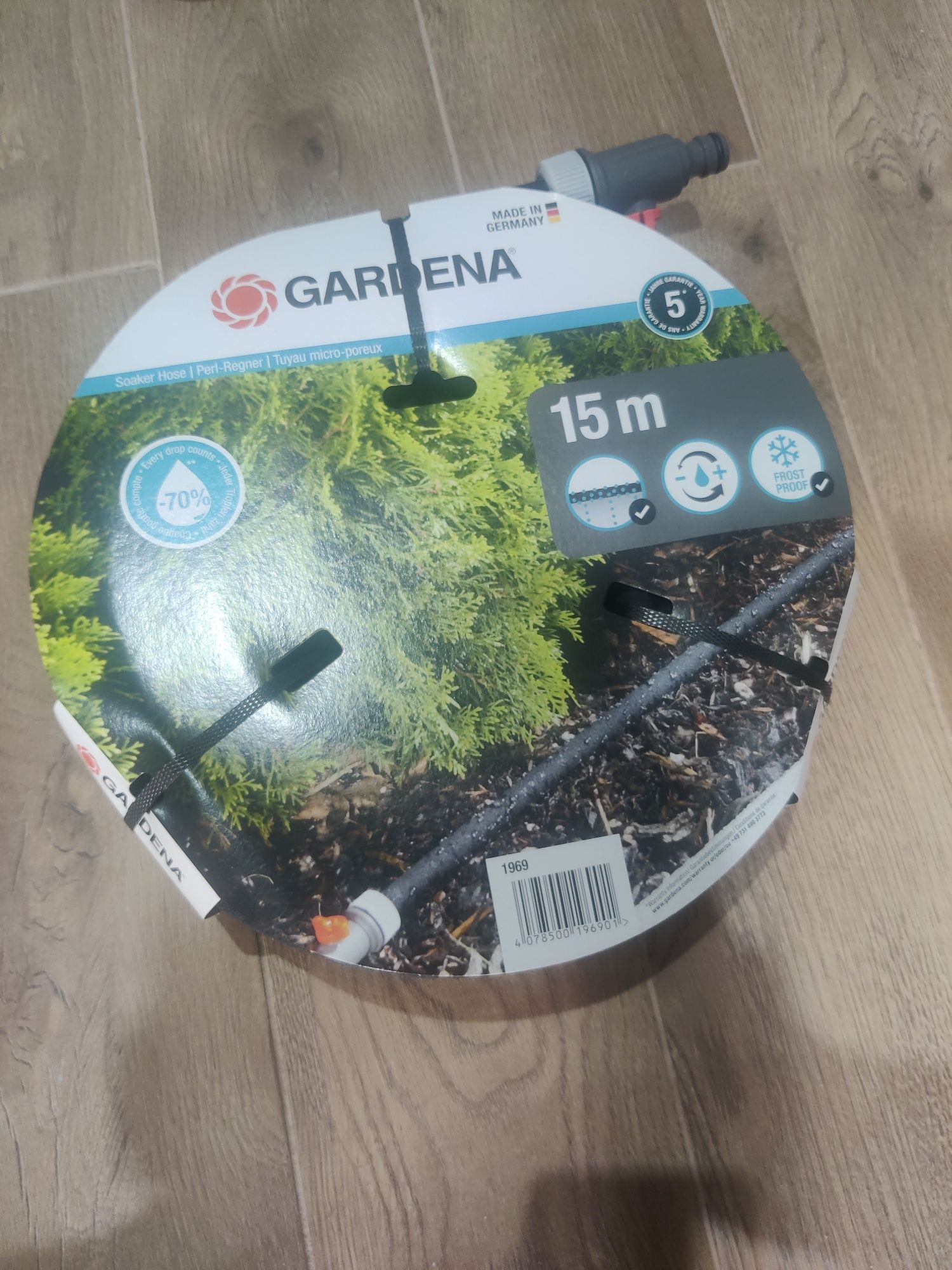 Gardena wąż nawadniający oszczędzający wodę wąż do nawadniania 15m
