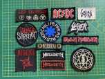 Naszywki AC/DC,Gojira,Slayer,Slipknot,Metallica,Megadeth,RHCP,Nirvana