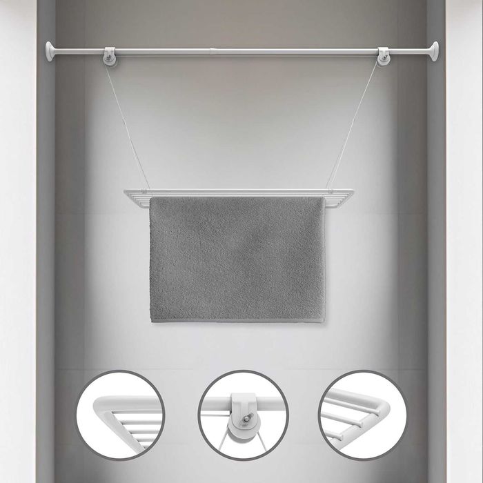 Nowa suszarka sufitowa  / ociekacz do prania / 140x50 / drążek !F4!