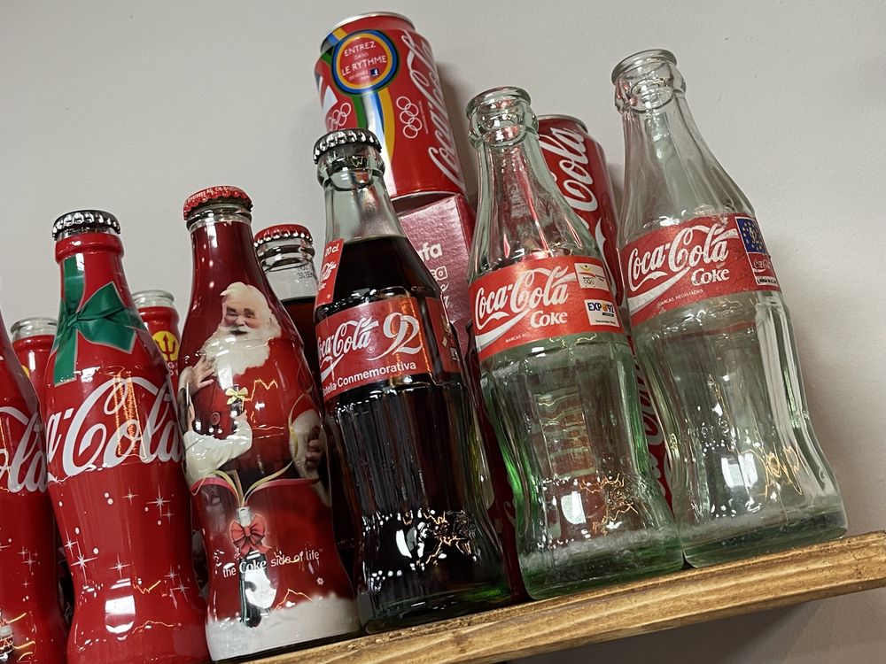 Coca-Cola garrafas colecionáveis