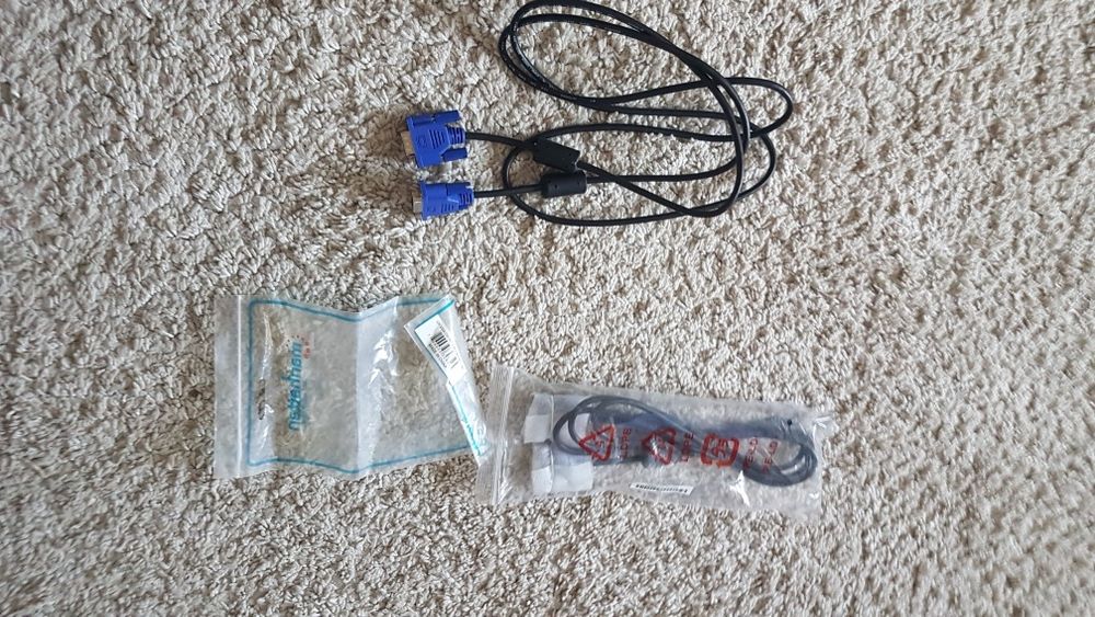 !NOWY!Kabel do MONITORA 2m VGA D-SUB męsko męski 15 pin